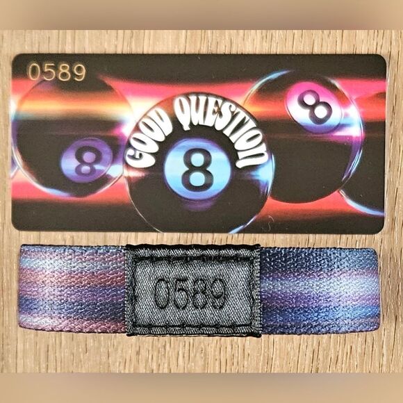 ZOX "GOOD QUESTION" #589 INTERACTIVE 8BALL App Excl NEW Collectible Wristband - Picture 6 of 16